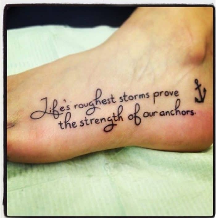 25 Excellent and Best Life Quote Tattoos Ideas 2017 SheIdeas