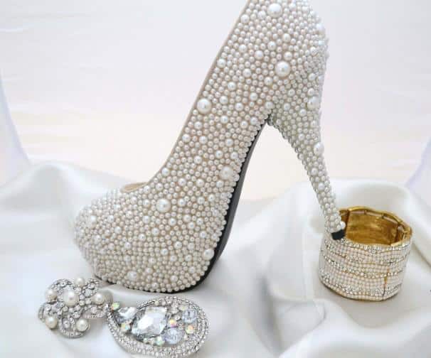 2016 Latest High Heel Sandals for Brides