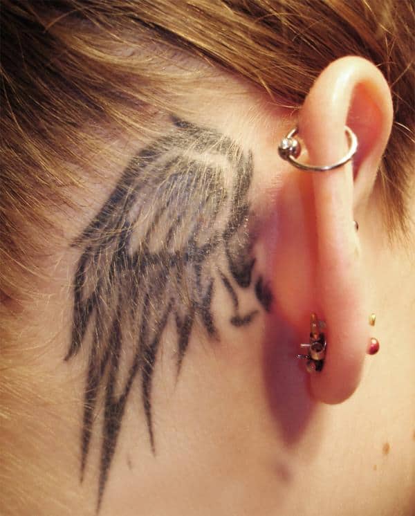 Girls Angel Tattoos Design Pictures 2016