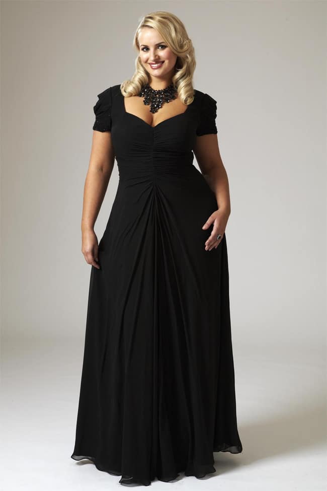 Amazing Black Formal Plus Size Gowns Dresses
