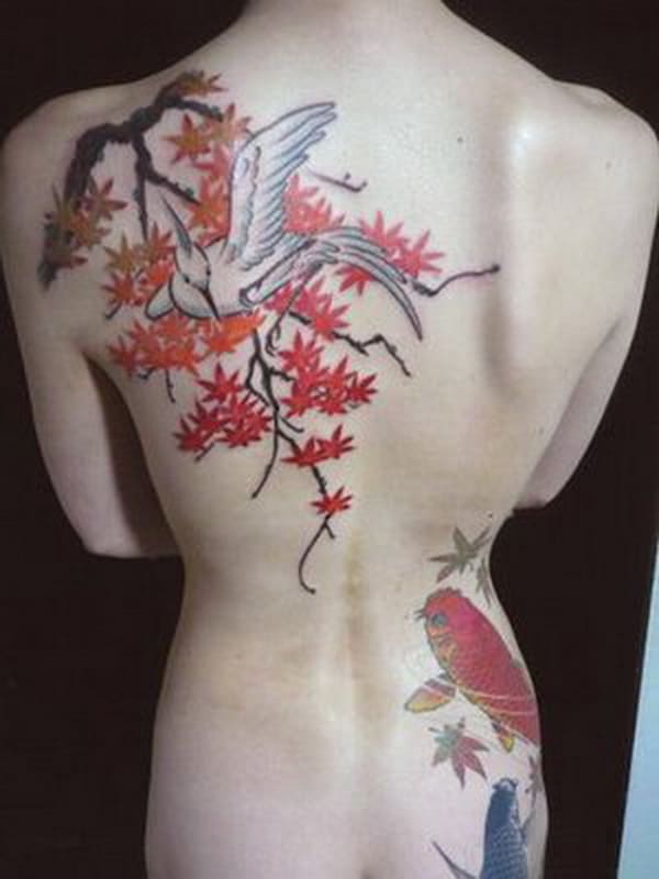 Best Back Japanese Tattoo Art for Women