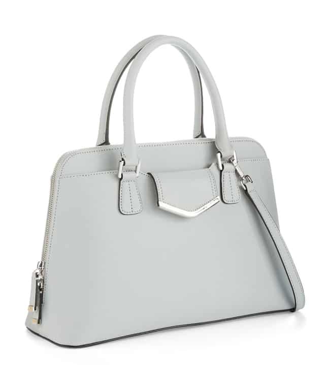 Calvin klein Leather Gray Satchel Handbag 2016