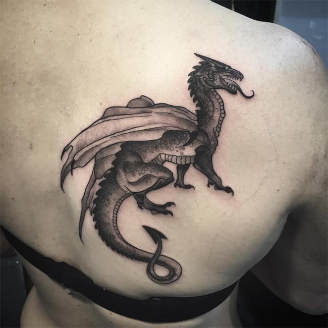 Cool Dragon Tattoos for Girls 2016