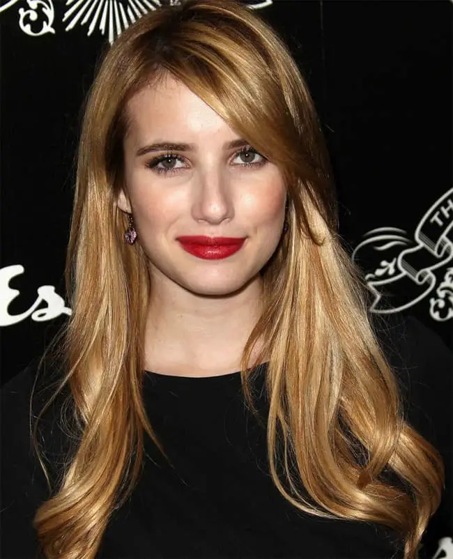 Cool Emma Roberts Blonde Long Hairstyle 2016