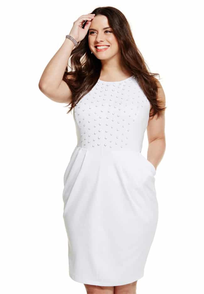 Plus Size White Summer Dresses for Women