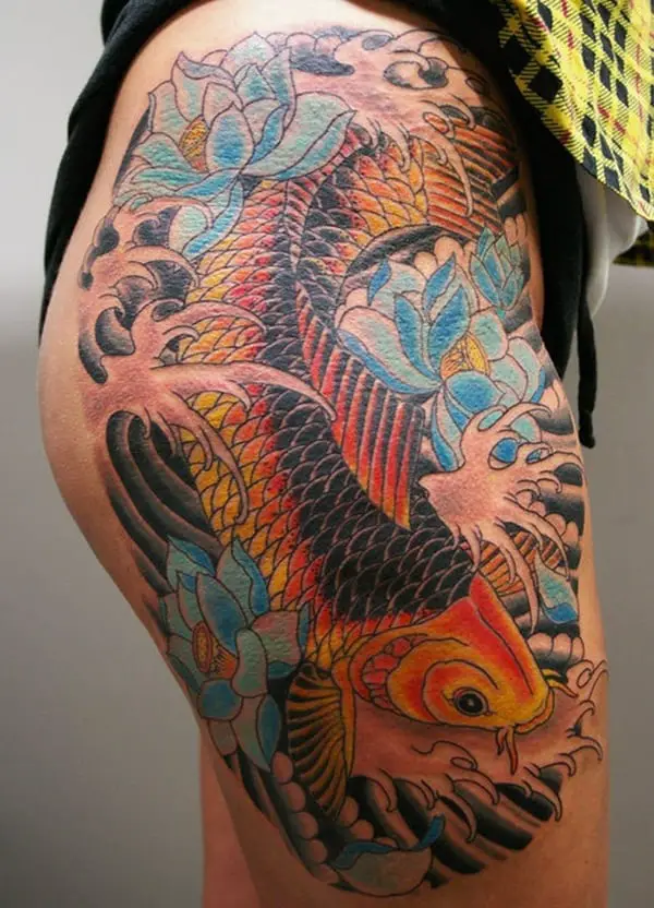 Traditional Japanese Koi Tattoo Designs