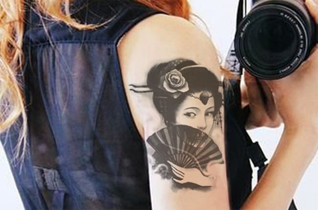 Unique Japanese Art Arm Tattoo Pictures