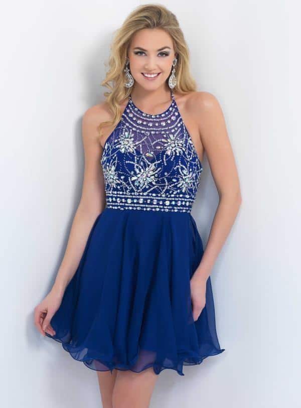 2016 Blue Cocktail Dresses for Juniors