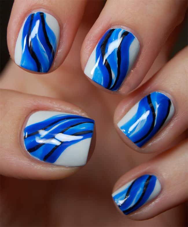 Attractive Water Decals Nail Art for Summer