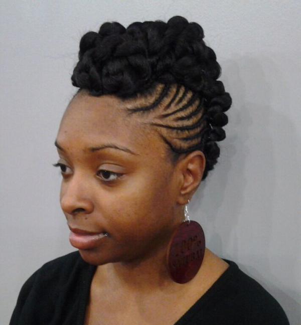 Braided Natural Hairstyles for Black Women