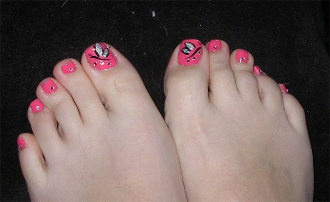 Cool Butterfly Toe Nail Art Designs 2016-17