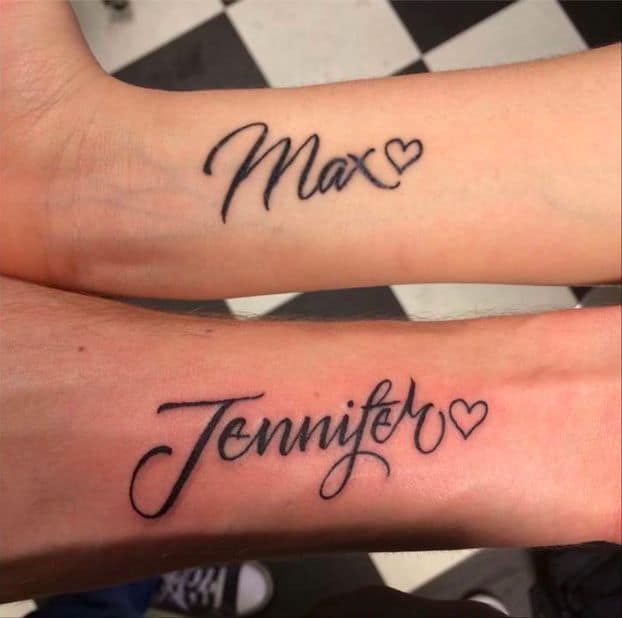 Couple Name Tattoo Designs 5