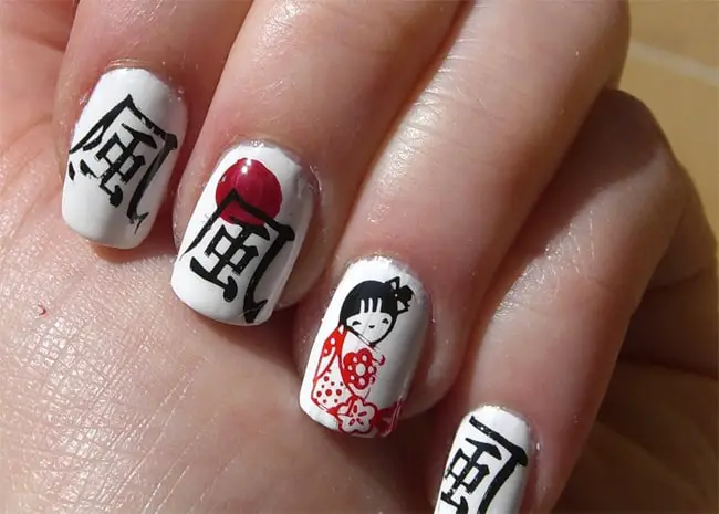 Creative Japanese Nail Design for Girls