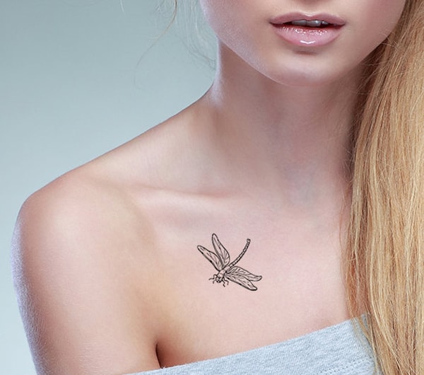 Cute Small Dragonfly Tattoo Designs