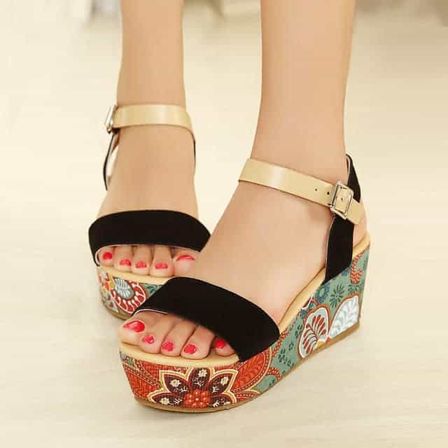 Beautiful Summer Platform Wedges Sandals