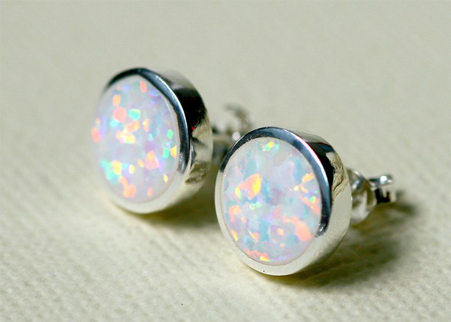 Fantastic White Opal Jewelry Earrings 2016-17