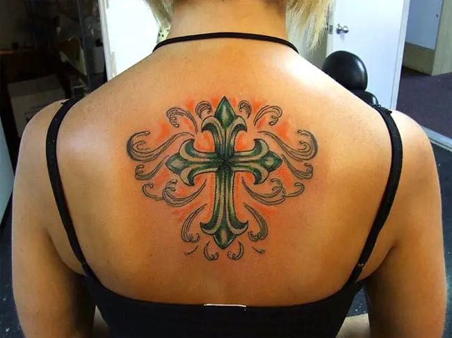Holy Christian Cross Celtic Tattoos Designs