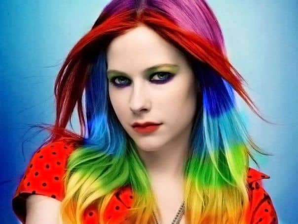 Beautiful Colorful Dyed Hairstyles for Girls