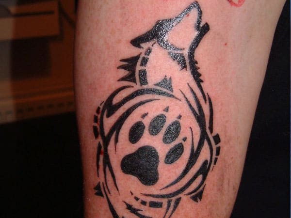 Fantastic Tribal Wolf Tattoo Images
