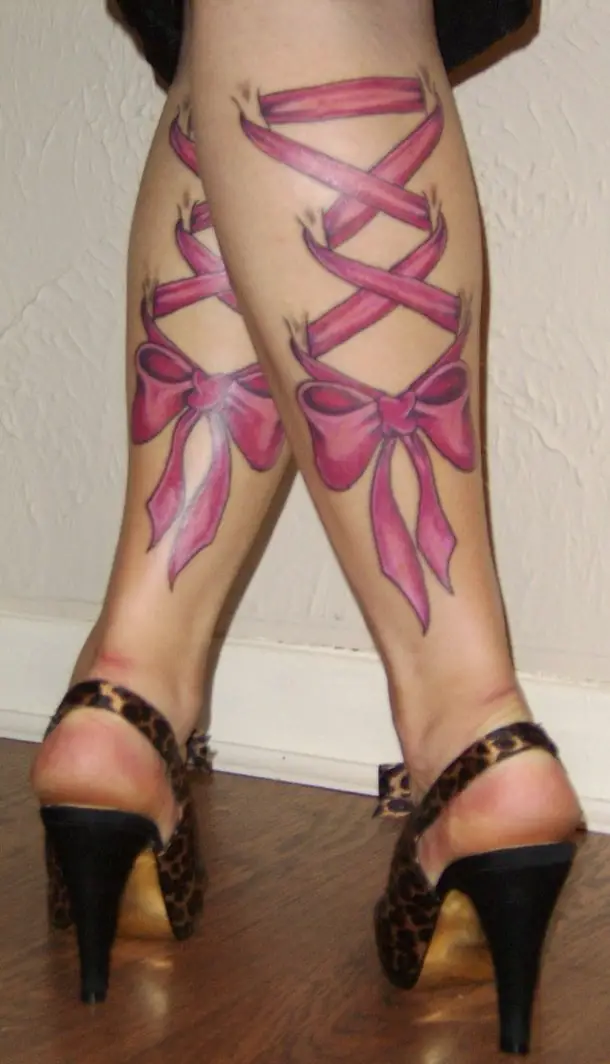 Female Leg Sleeve Ribs Tattoo Designs 2016