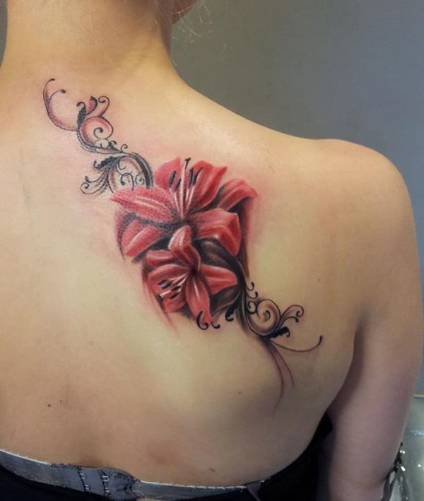 back-shoulder-flower-tattoo-designs-for-ladies