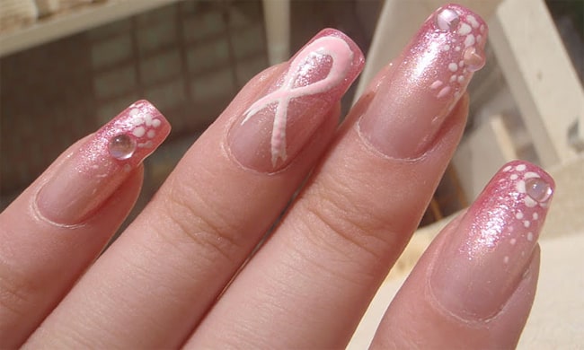 awesome-pastel-pink-and-white-rounded-nail-designs