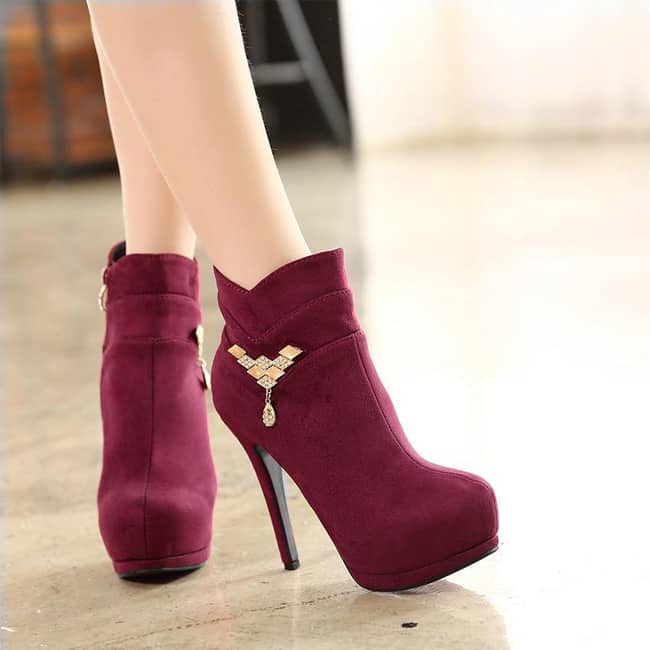 burgundy-rhinestone-ankle-shoes-for-winter