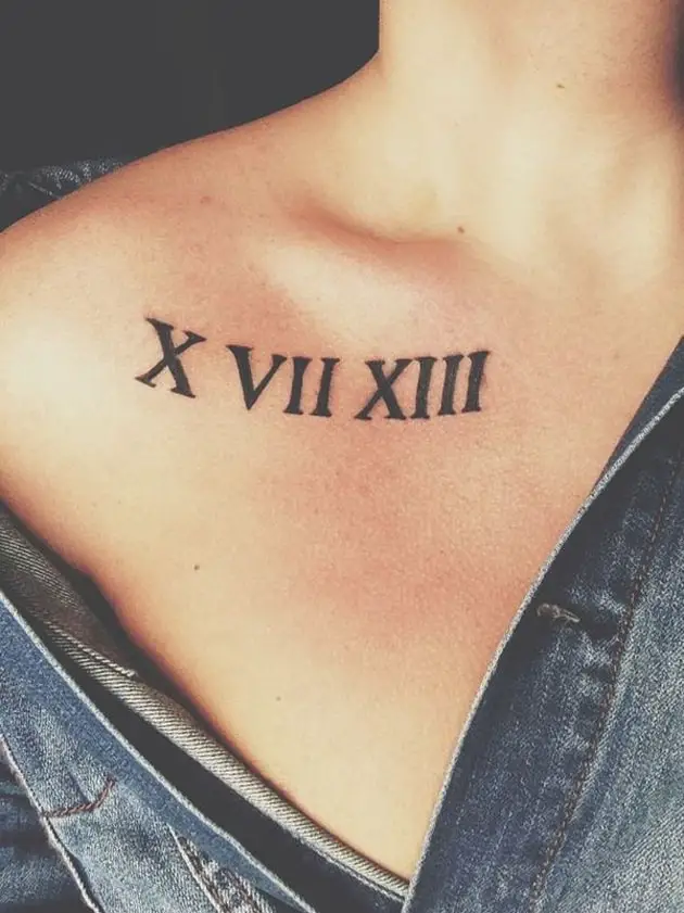 women-collar-bone-roman-numeral-tattoos-ideas