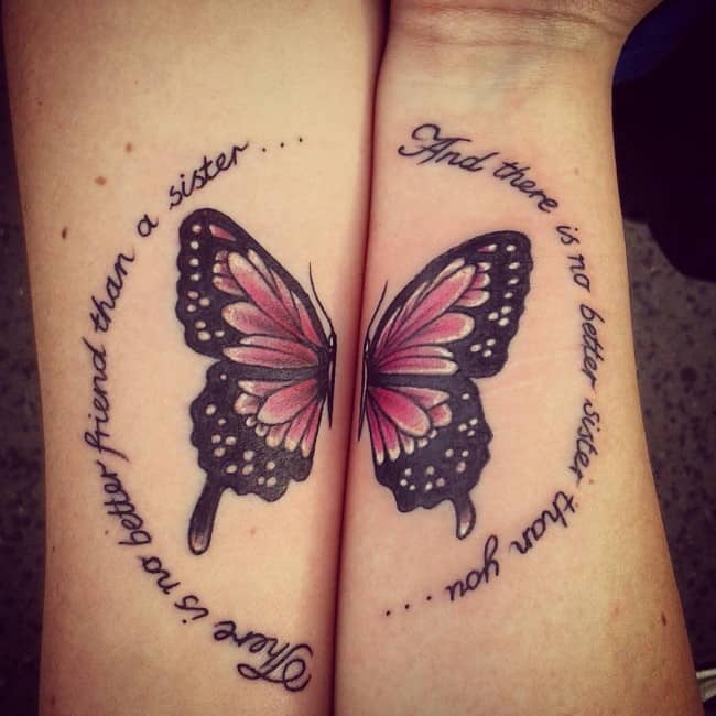 butterfly-shaped-sister-tattoos-designs-for-girls