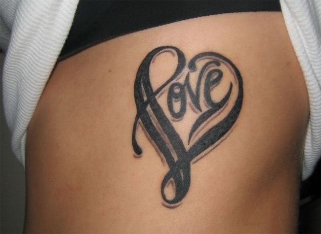 stylish-side-rib-heart-tattoo-designs-for-female