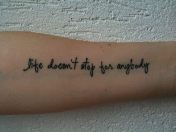 25 Excellent and Best Life Quote Tattoos Ideas 2022 – SheIdeas