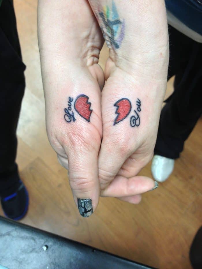 beautiful heart tattoo design