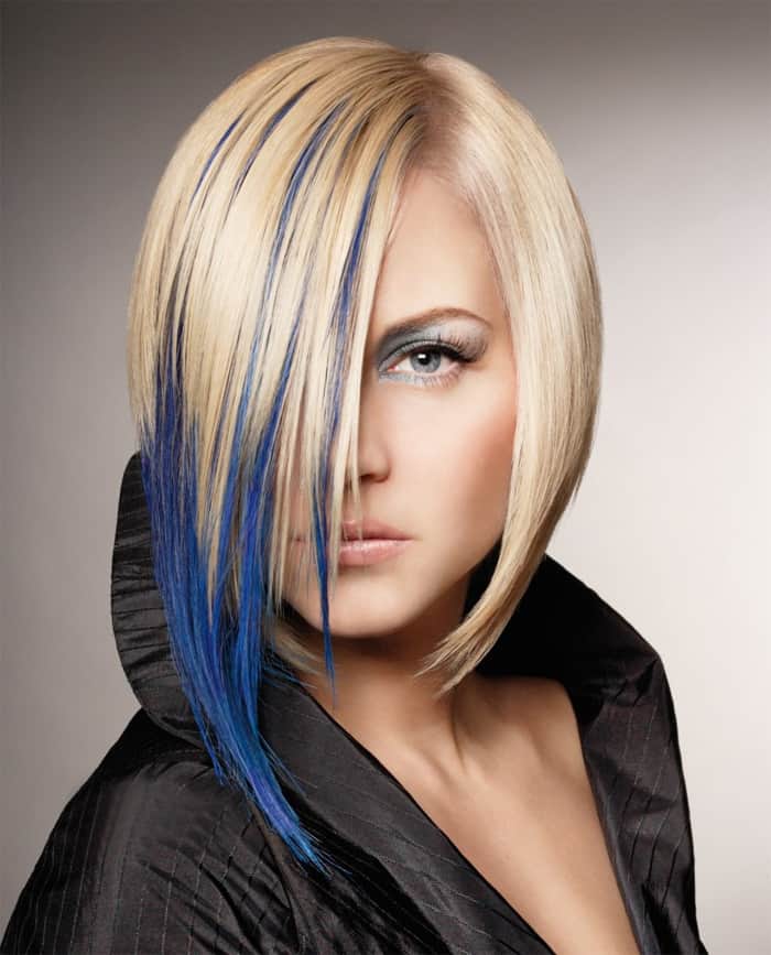 Top 25 Blue Hair Streaks Ideas For Girls Sheideas