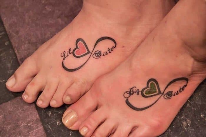 Sister Foot Tattoos