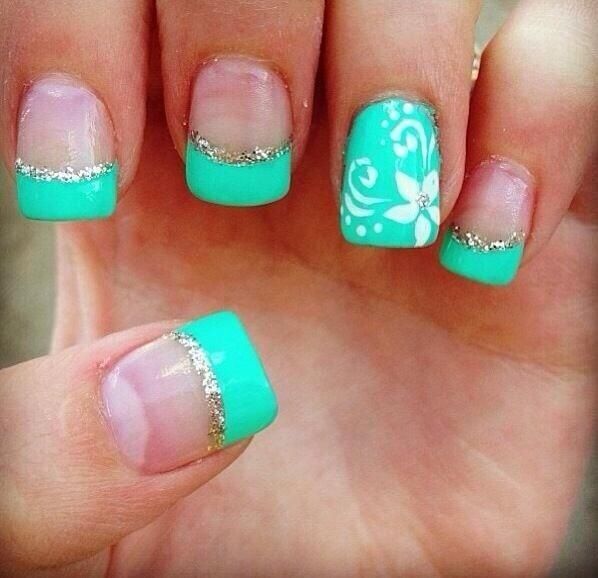 Teal Color Nail Designs Confession Of Rose