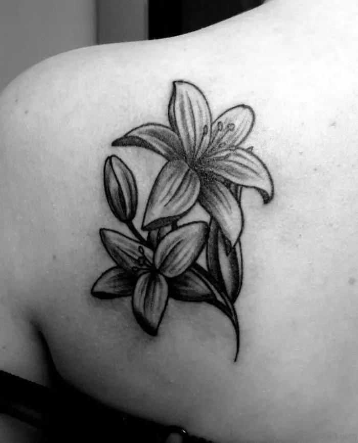 Lily Flower Tattoo Designs
