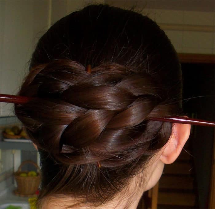 25 Easy Hair Stick Bun Ideas For Ladies Sheideas