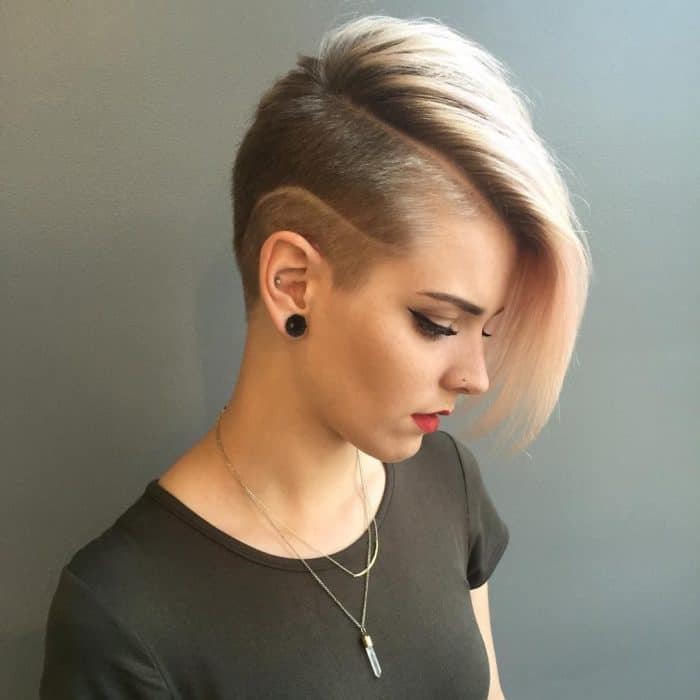 Side shaved hair designs