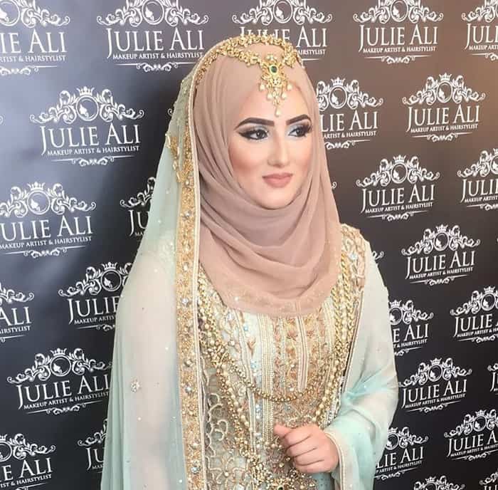 25 Beautiful Bridal Hijab Designs for Wedding SheIdeas
