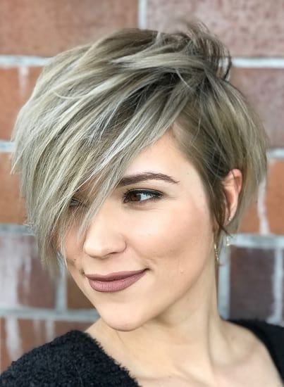 pweave hairstyles for pixiecut with side bangs