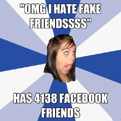realistic memes about fake friends
