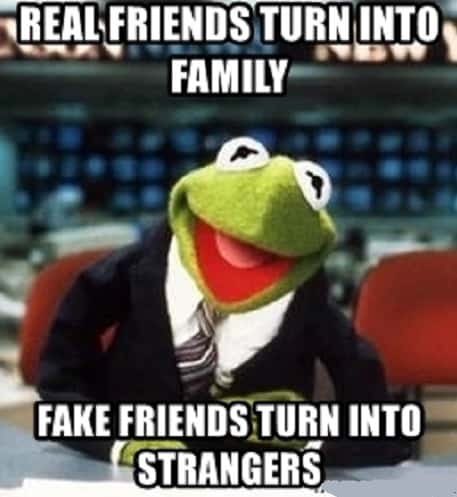 realistic fake friend memes