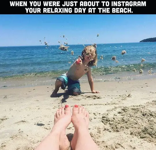 funny beach memes