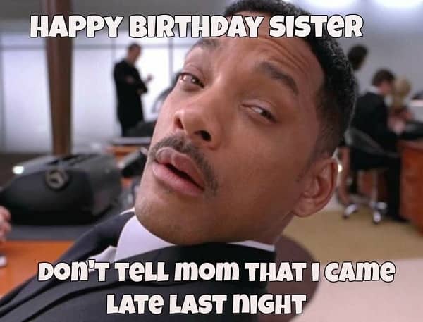 happy birthday little sister meme