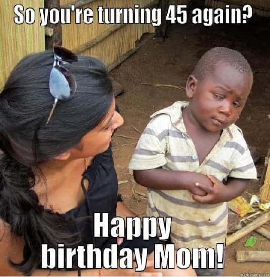 laughable happy birthday mom memes