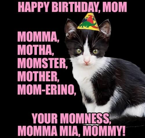 funny happy birthday mom meme