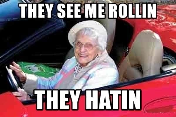 funny old lady memes