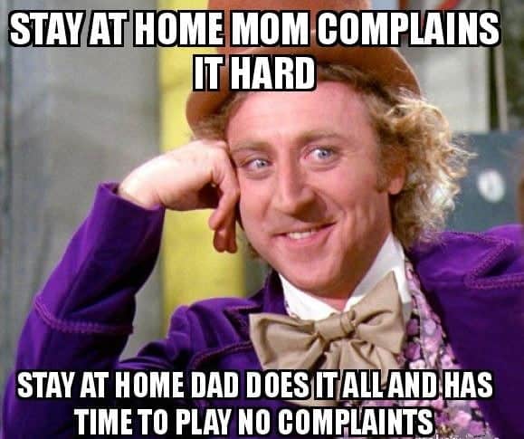 funny stay at home mom meme