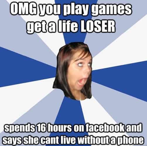meme about woman on phone