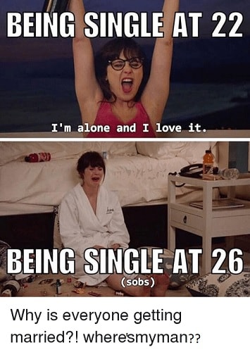 popular being single memes